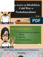 5 Epekto NG Ideolohiya, Cold War at Neokolonyalismo