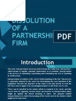 Dissolution OFA Partnership Firm: Click To Edit Master Title Style