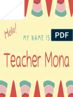 Teacher Mona: Hello!