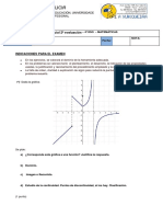 2º Parcial 2º Evaluación: Indicaciones para El Examen