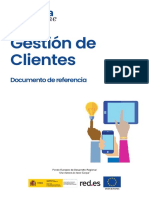 Documento de referencia de  la Gestión de Clientes