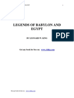 History - Mythology - Legends of Babylon and Egypt (1920 King)