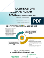 Klasifikasi Dan Perizinan Rumah Sakit: Permenkes Nomor 3 Tahun 2020