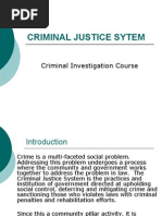 Criminal Justice Sytem