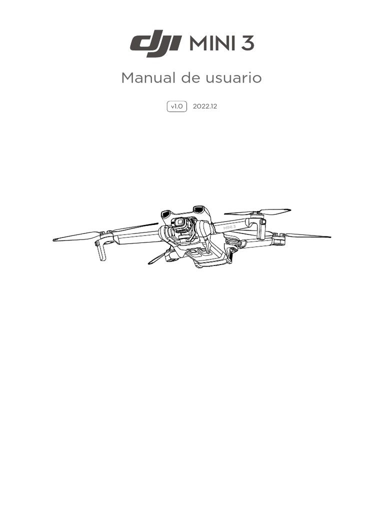 DJI Mini 3 User Manual V1.0 ES | PDF | Bluetooth | Aeronave