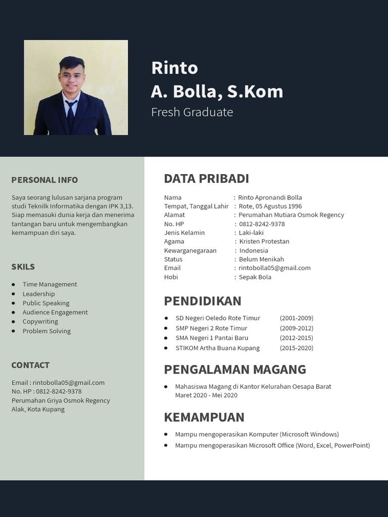 CV Rinto | PDF