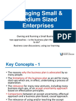 5 - UWL MSME WK 5 Lecture - Owning and Running A Small Business MSME Module