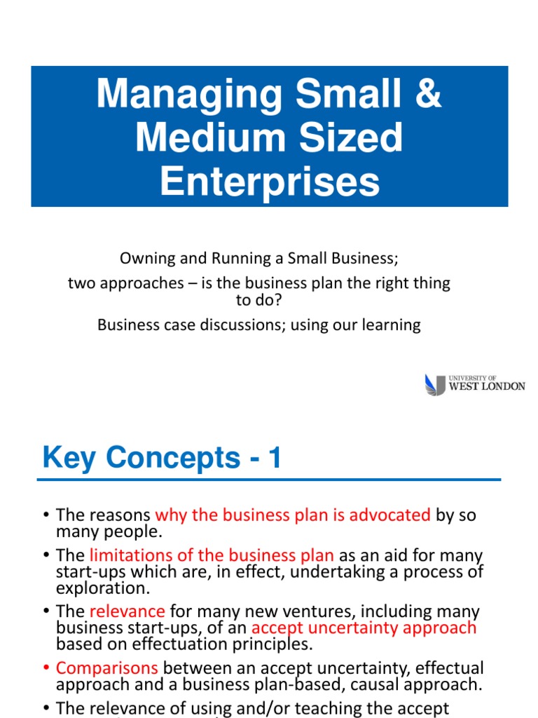 5 - UWL MSME WK 5 Lecture - Owning and Running A Small Business MSME ...