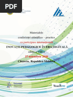 Materialele Conferinței Științifico - Practice: Cu Participare ...