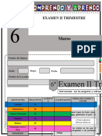 Examen SegundoTrimestre Sexto