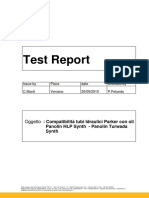 Test Report Panolin PARKER