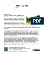 PDF file example for testing purposes