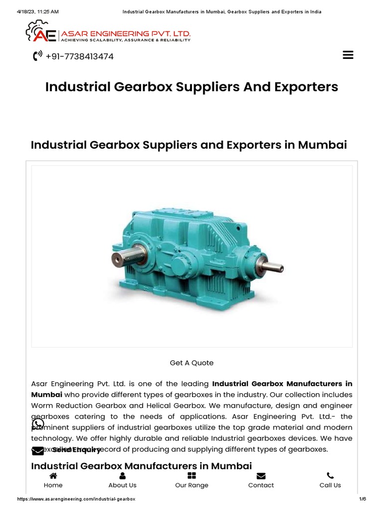 Industrial gearbox suppliers and exporters in mumbai pdf gear tools