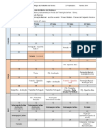 2 Feira 3 Feira 4 Feira 5 Feira 6 Feira: Mapa de Trabalho Da Turma 2.º Semestre Turma: 9ºA