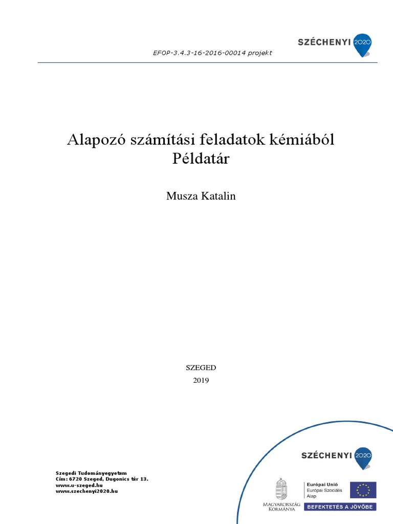 Alapoz%C3%B3%20feladatok%20k%C3%A9mi%C3%A1b%C3%B3l_MK | PDF