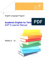 EAP 5 Weeks 6-10 Learner Manual