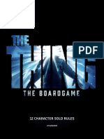 The Thing - The Board Game 12 Character Solo Rules v9