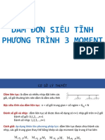 Bài 5. Dầm đơn siêu tĩnh - Phương trình 3 moment