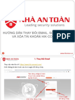 HDSD thay đổi email, số điện thoại, xóa tài khoản Hik-Connect - Dương - 190312