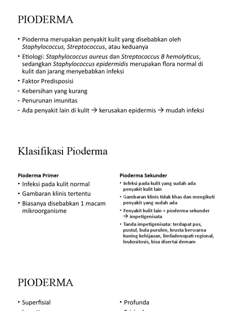 Infeksi Bakteri Pada Kulit | PDF