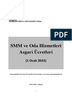 SMM Ve Oda Hizmetleri 2023 Son