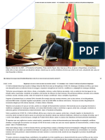 "Moçambique Está Entre Os Mais Vulneráveis Aos Desastres Naturais" - PR - Actualidade - Inicio - Portal Da Presidência Da República de Moçambique