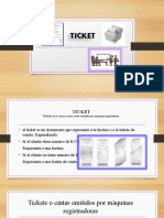 Tickets o cintas emitidos por máquinas registradoras: características, tipos y requisitos