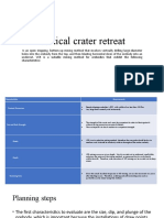 Vertical Crater Retreat