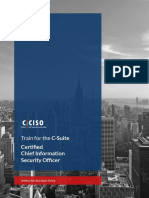 Train For The C-Suite: Certified Chief Information Security Officer