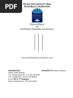 Statistical Package For The Social Science Spss Lab Report Bca 3rd Sem Probability and Statistics - 2