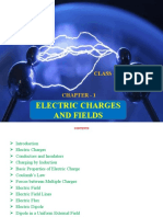 Electric Charges and Fields: Class 12