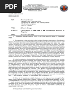 0-Spot Report Re Vta - Rir in Spi and Multiple Damaged To Property