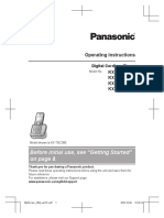 Panasonic Phone TGC380C - PNQX7791ZA