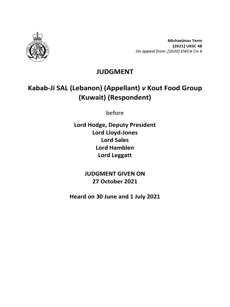 judgment-kabab-ji-sal-lebanon-appellant-v-kout-food-group-kuwait