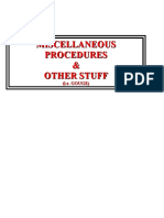 Miscellaneous Procedures & Other Stuff