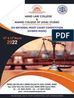 Brochure 5th National Moot Court Competition Hybrid Mode