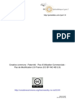 Creative Commons: Paternité - Pas D'utilisation Commerciale - Pas de Modification 2.0 France (CC BY-NC-ND 2.0)