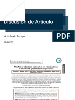Discusión de Artículo: Víctor Marín Tamayo 20/05/21