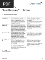 Open Banking Api Service Factsheet