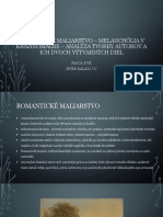 Romantické Maliarstvo - Melanchólia V Krajinomaľbe - Analýza Tvorby Autorov A Ich Dvoch Výtvarných Diel