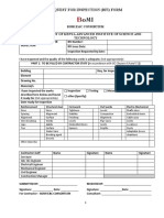 Request For Inspection (Rfi) Form: Establishment of Kenya Advanced Institute of Science and Technology