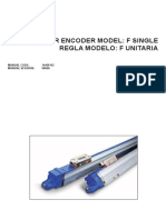 Linear Encoder Model: F Single Regla Modelo: F Unitaria: Fagor Automation