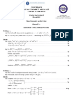 Concursul de Matematică Aplicată "Adolf Haimovici: Etapa Națională 18 Mai 2019