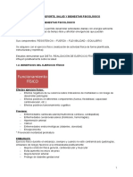 Tema 2. Deporte, Salud Y Bienestar Psicológico 1.deporte, Salud Y Bienestar Psicológico 1.1. Forma Física