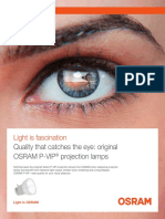Light Is Fascination: Quality That Catches The Eye: Original Osram P-Vip Projection Lamps
