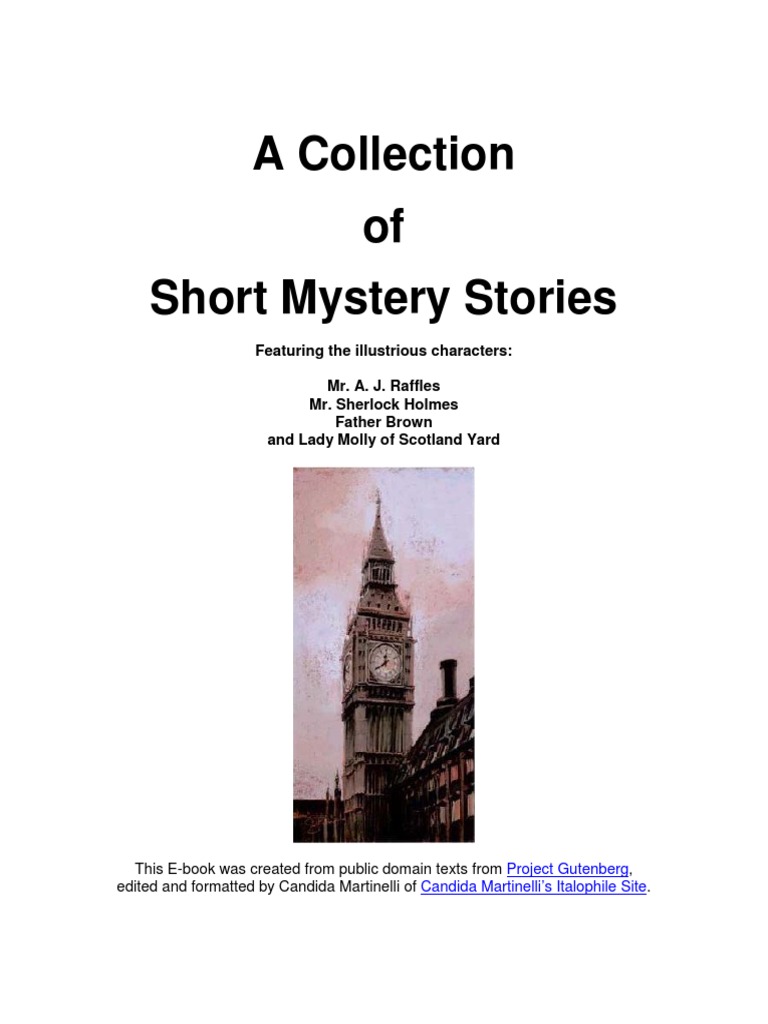 Mystery Short Stories | PDF | E. W. Hornung | Father Brown