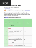 Download Daftar simbol matematika by Tarwan Abite SN63963211 doc pdf