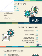 Globalization: and Multiple Dimensions of Globalization