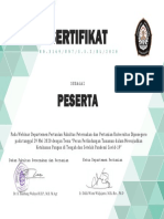 Sertifikat PESERTA