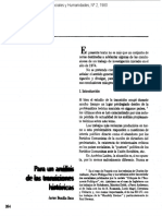 BONILLA SAUS 1980 para Un Análisis de Las Transiciones Históricas